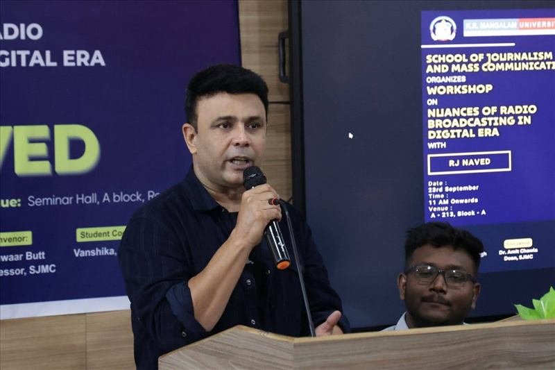 Naved Ansari performance at KRMU